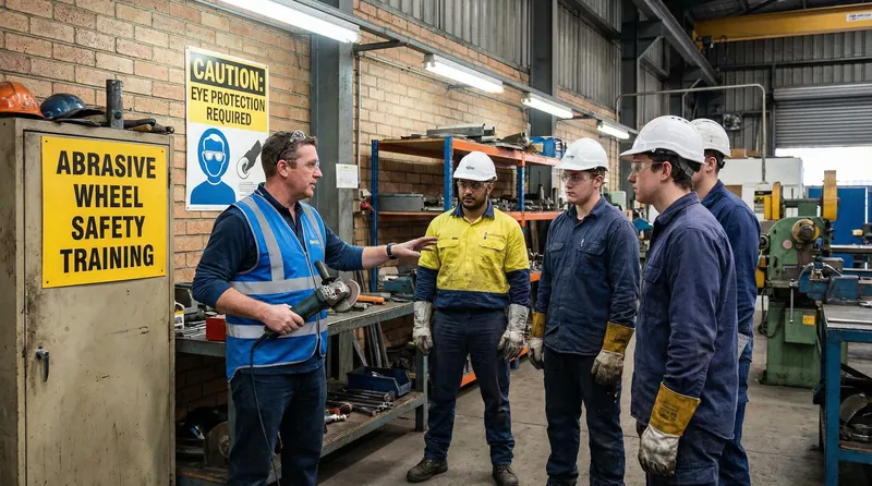 Abrasive Wheels Trainer Course UK - accredited abrasive wheels safety trainer qualification