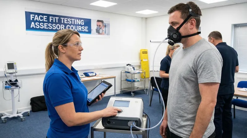 Face Fit Assessor Course UK - accredited RPE face fit testing assessor qualification