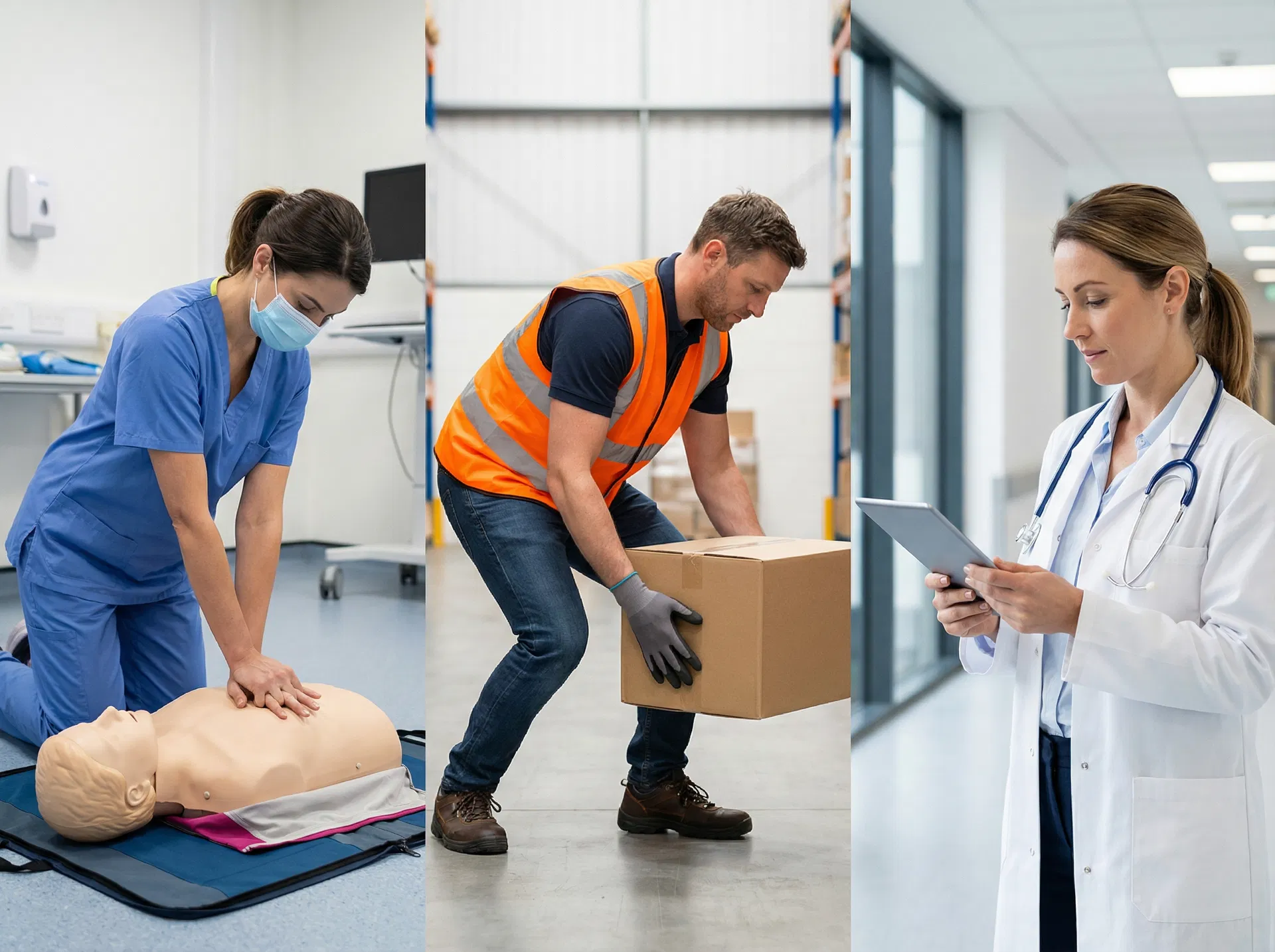 E-Learning Courses for First Aid, Manual Handling, Healthcare, PMVA and Fire Safety trainers